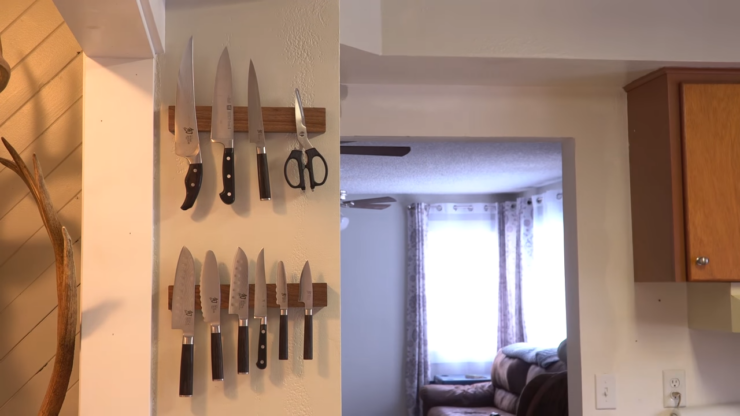 Make a Magnetic Knife Holder